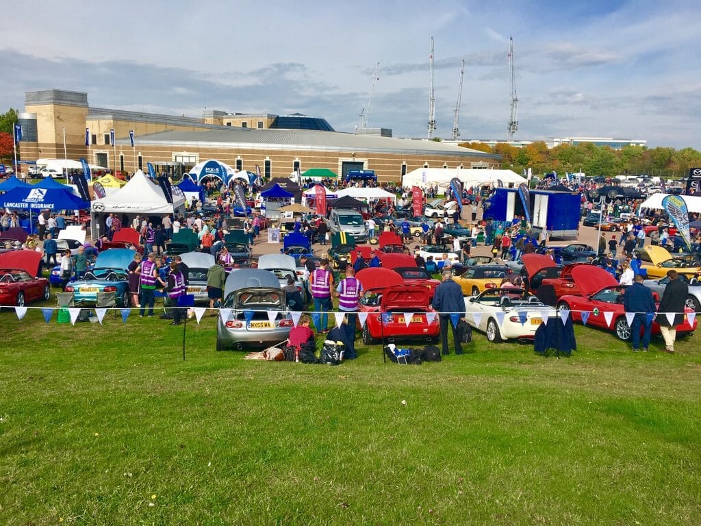 The MX5 Owners Club National Rally at Gaydon with MX5Parts