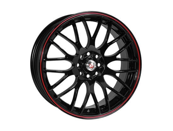 17" Calibre Motion 2 Black Alloy Wheels, MX5 Mk1/2/2.5
