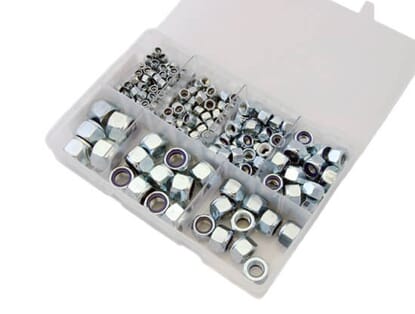 Picture of Assorted Nuts, Nyloc, M5:M16