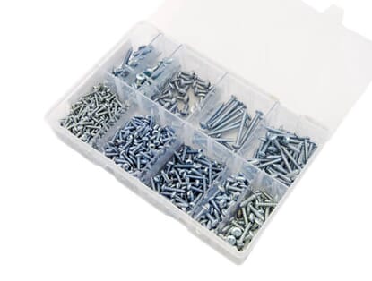 Picture of Assorted Pan Head Self Tapping Screws, Sizes 4-10