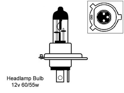 Picture of Headlamp Bulb Standard, MX5 Mk1