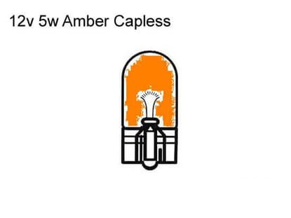 Picture of Side Repeater Bulb, Amber, Mazda MX5 Mk2