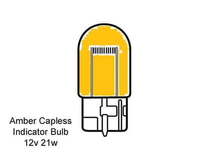 Picture of Front Indicator Bulb, Amber, MX5 Mk3/3.5/3.75