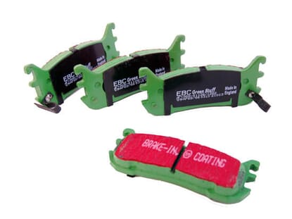 Picture of Rear Pads, EBC Greenstuff, MX5 Mk2/2.5 Standard Brake