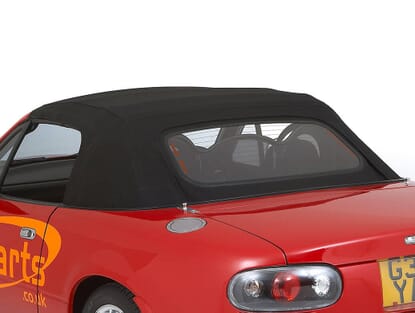 Picture of Vinyl Hood with Glass Window, Black, MX5 Mk1/2/2.5