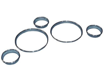 Picture of Chrome Instrument Rings, Vintage Style, MX5 Mk2