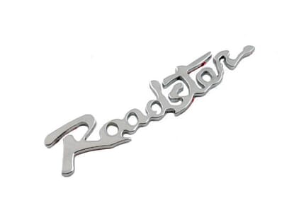 Picture of Roadster Badge, Chrome / Satin, All MX5 Models 1989>