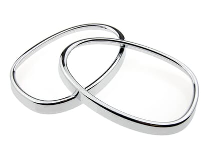 Picture of Chromed Door Mirror Ring Trim Set, Mazda MX5 Mk3