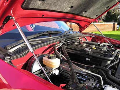 Picture of Bonnet Lifters, Chrome, MX5 Mk3/3.5