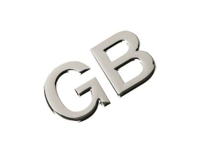 Picture of Chrome GB Badge, All MX5 Models