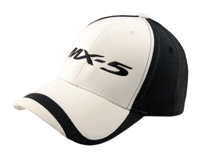 Picture of Cap, Black & White With Large MX5 Logo