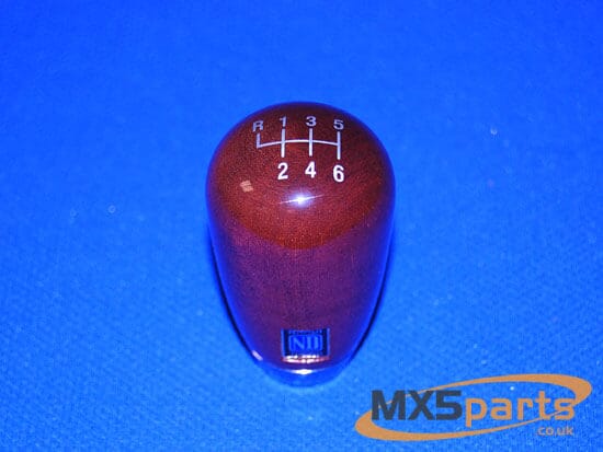 Genuine Mazda Wooden Nardi Gear Knob, MX5 Mk3/3.5 6 Speed Manual