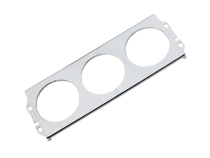 Picture of Instrument Holder, 3 Hole Chromed Finish, Mazda MX5 Mk1