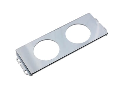 Picture of Instrument Holder, 2 Hole Chromed Finish, Mazda MX5 Mk1