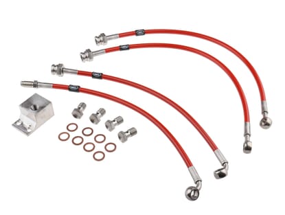 Picture of Brake Hose Set, Stainless Steel, MX5 Mk2.5 Big Brake
