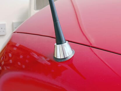 Picture of Chromed Aerial Base Cover, MX5 Mk3/3.5/3.75