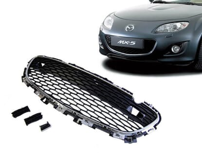 Picture of Front Bumper Grille Upgrade Kit, Chrome Surround, MX5 Mk3.5