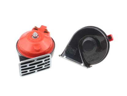 Picture of Stebel TM80 12V Compact Electromagnetic Horn, Twin Pack, Black & Red
