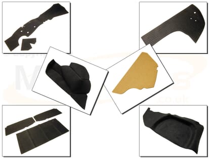 Picture of Carpet Set, 8 Piece Boot Lining Kit, MX5 Mk1