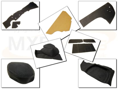 Picture of Carpet Set, 9 Piece Boot Lining Kit, MX5 Mk1