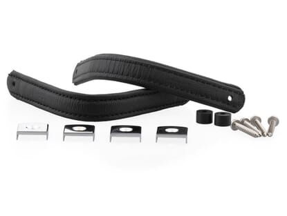 Picture of Vintage Leather Door Pull Set, Black, MX5 Mk1 1989>1998