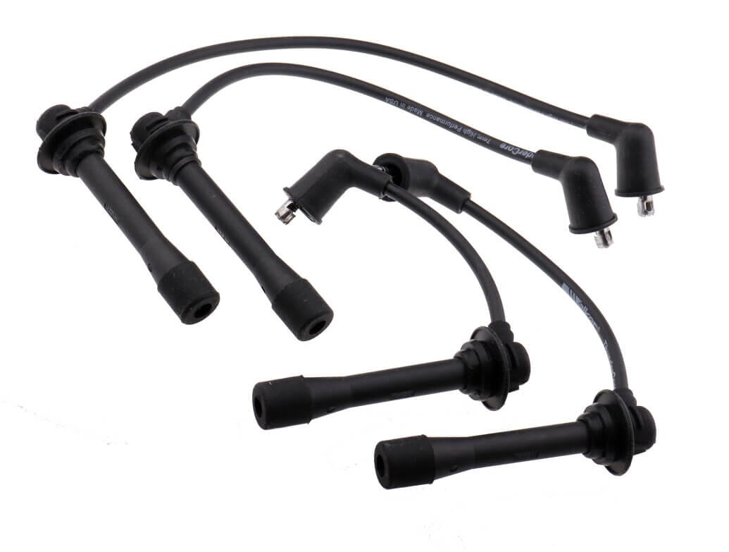 Autolink Yellow 8mm Spark Plug Ignition Lead Set For Mazda MX-5 1.6/1.8 & Eunos