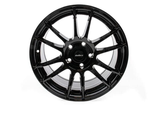 17" Calibre Suzuka Black Alloy Wheels, Mk3/3.5/3.75