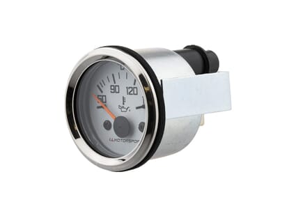 Picture of Oil Temperature Gauge with White Face & Chrome Rim, Mk1/2/2.5