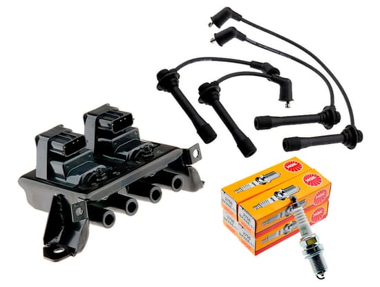 10MM IGNITION WIRE SET MAZDA HONDA ACURA BMW VW AUDI EXTERNAL COIL CON - Foto 2