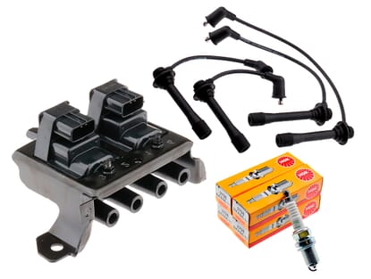 Picture of Ignition Leads, Plugs & 3 Pin Coil Pack Kit, Mk1 1.8