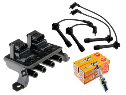 Picture of Ignition Leads, Plugs & 4 Pin Coil Pack Kit, Mk1 1.8