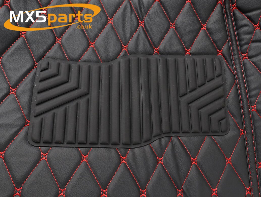 Mazda MX5 Mk1 Black & Red Vintage Carpet Set - MX5 Parts