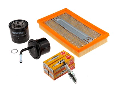 Picture of Service Kit, Genuine Oil Air Fuel Filters & Spark Plugs, MX5 Mk1