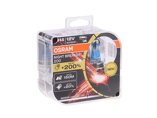 H7 OSRAM Night Breaker 200% Headlight Bulbs 12V 55W (Pair)