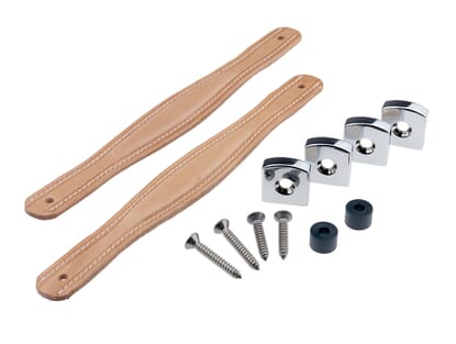 Picture of Vintage Leather Door Pull Set, Beige, MX5 Mk1 1989>1998