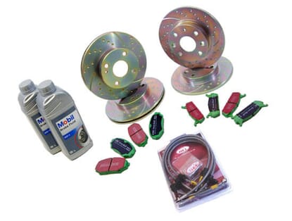 Picture of Discs & Pads Package, Ultimate Sports, MX5 Mk2/2.5 Big Brake
